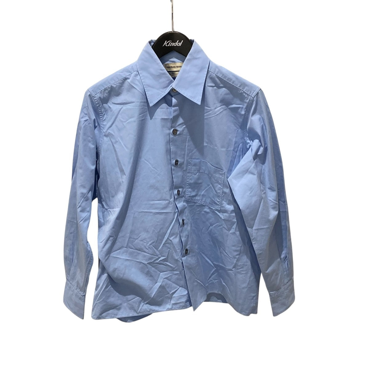 camisas manolo(カミサスモノロ) Blue Campo shirt長袖シャツ ブルー