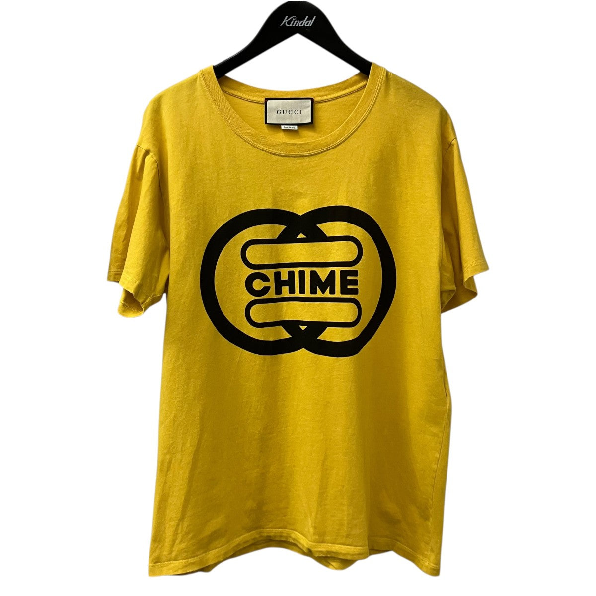 a*m様 GUCCI イエロー Tシャツ CHIME キムタク　私物　グッチ GUCCI(グッチ) CHIME TシャツTシャツ493117 493117 イエロー サイズ L
