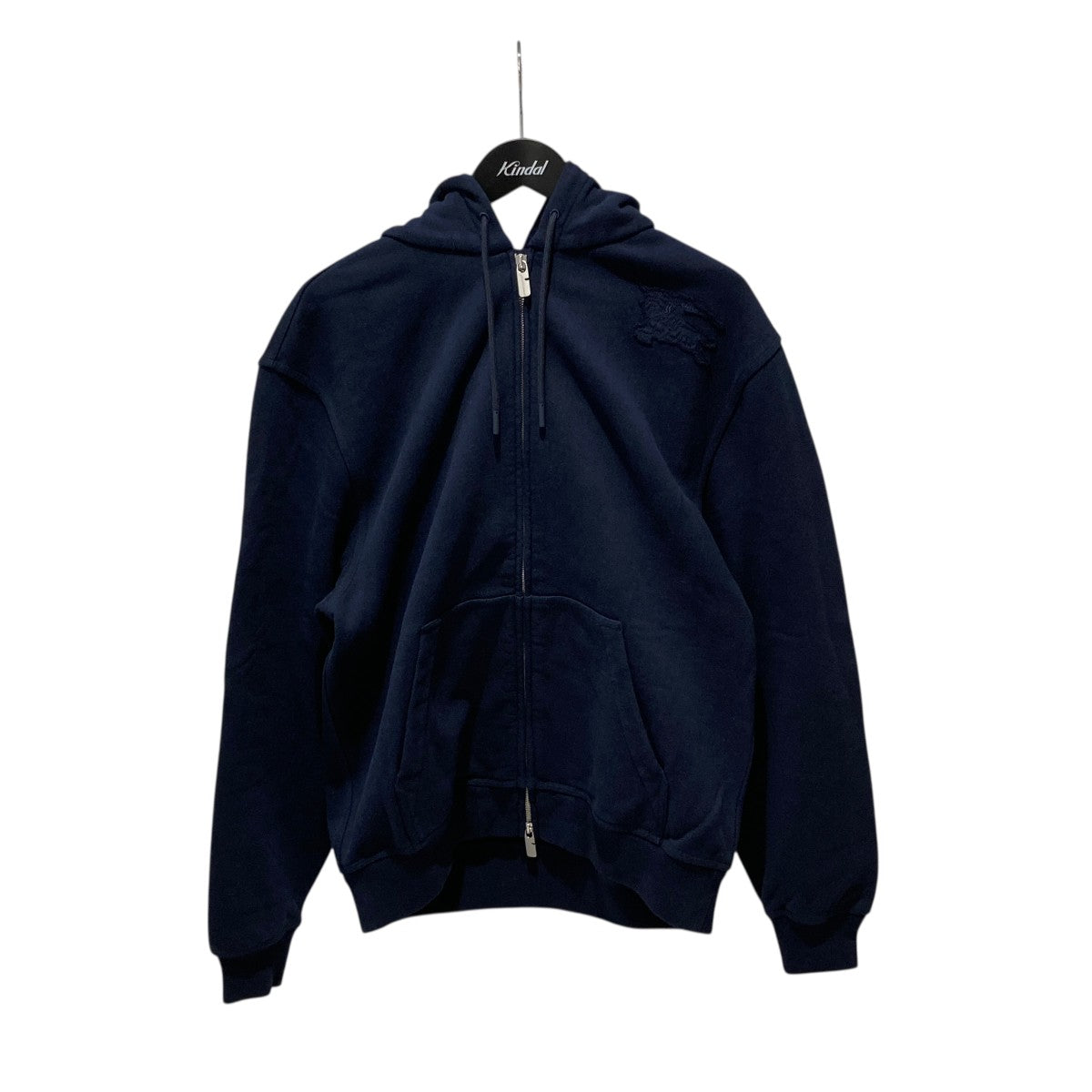 【値下げしました】BURBERRY ダークネイビー ジップアップジャケット Burberryネイビー フルジップ ジャケット デタッチャブルスリーブ