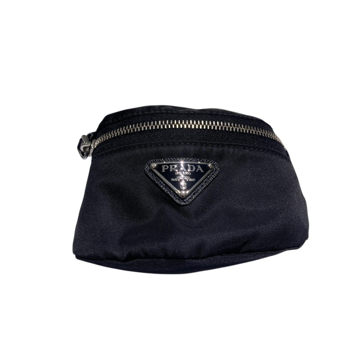 PRADA(プラダ) 三角プレートポーチ2TT095 2TT095 製造番号なし(RFID