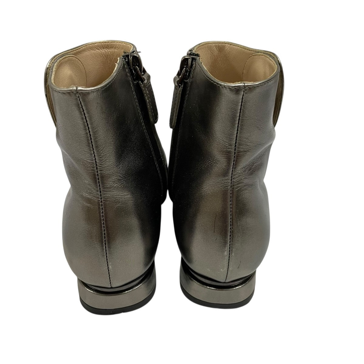 スナップボタンショートブーツ