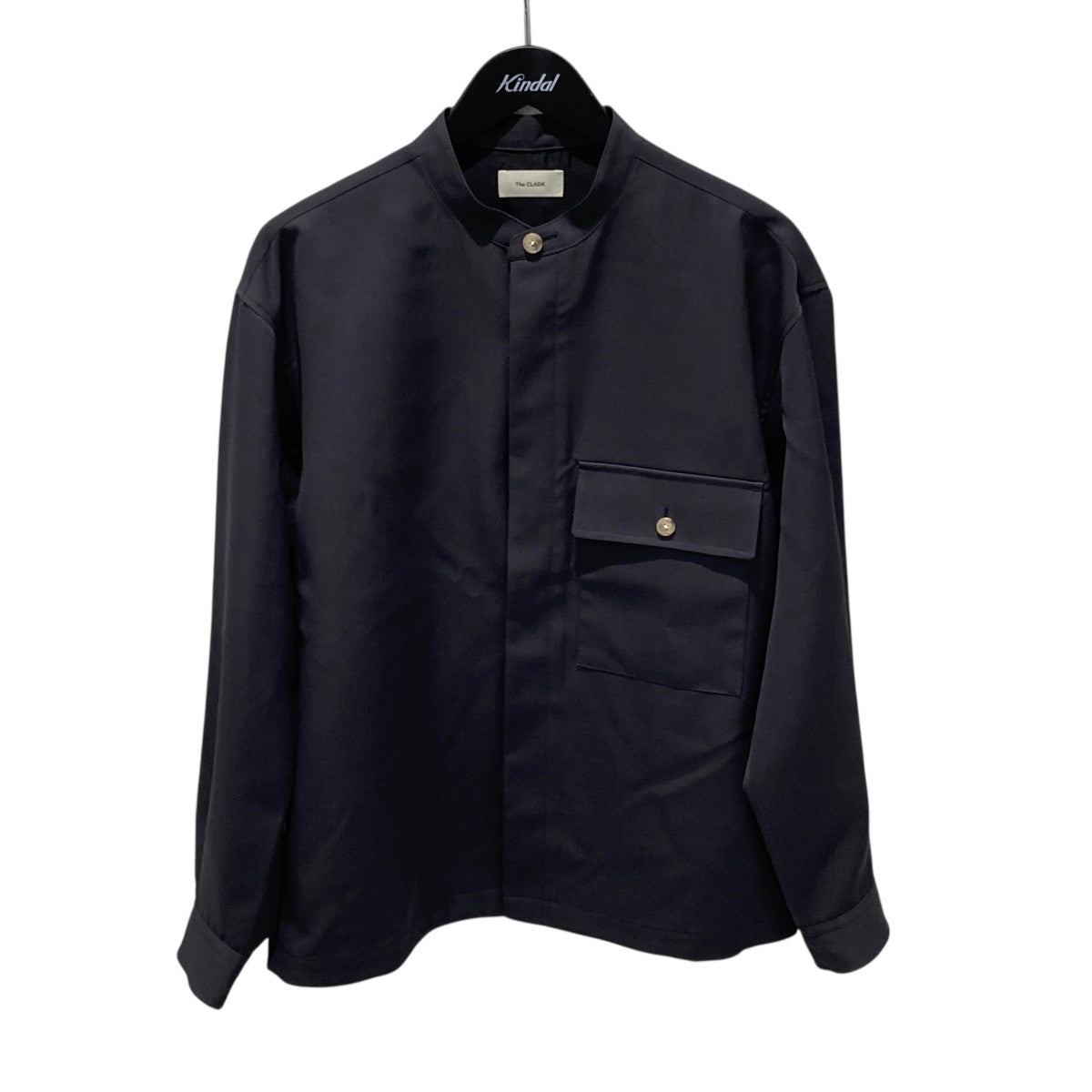 25AWウール バンドカラーシャツ25AW-CKSH-022