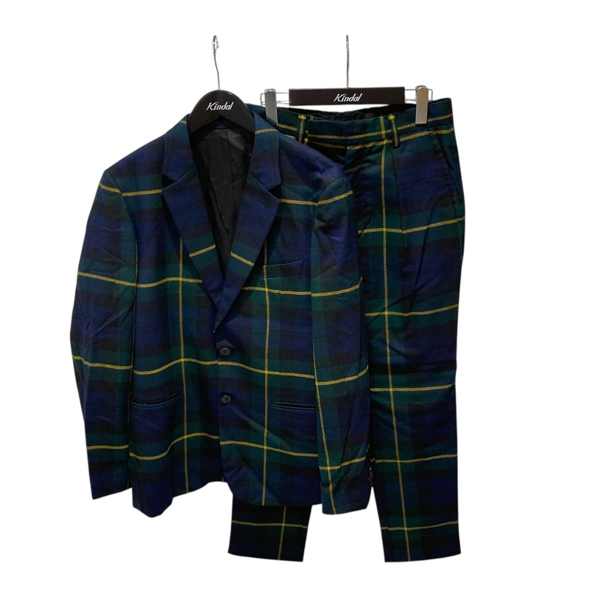 【美品】ポールスミス ジャケット Mサイズ ブラックウォッチ柄 グリーン系 Paul Smith(ポールスミス) ブラックウォッチウールジャケット