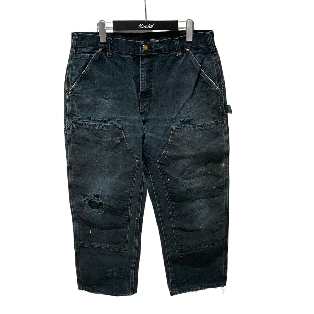 CarHartt(カーハート) USA製ダブルニー デニムパンツB01BLK B01BLK