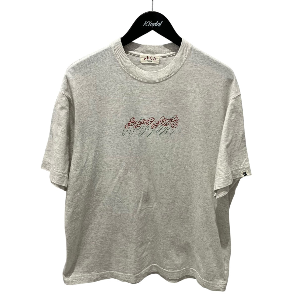 トップス everyone ABCD FLEURS FLORAL PAINTING TEE everyone(エブリワン) ABCD FLEURS Vincent Tシャツ半袖カットソー