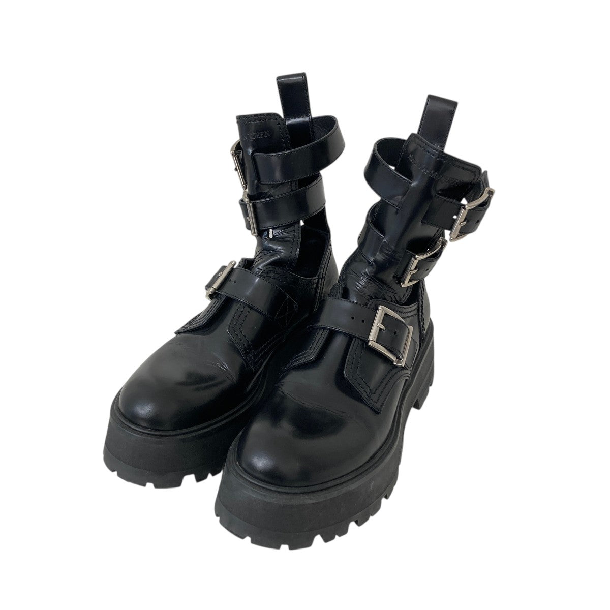 ALEXANDER McQUEEN(アレキサンダーマックイーン) ベルトブーツ