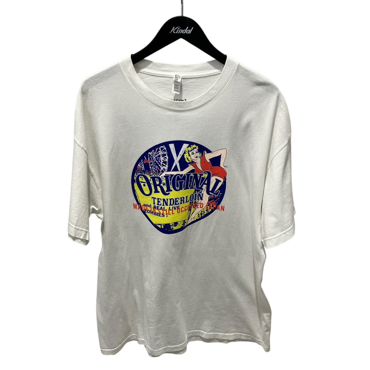 TENDERLOIN(テンダーロイン) TEE CS サーカスTシャツ ホワイト サイズ