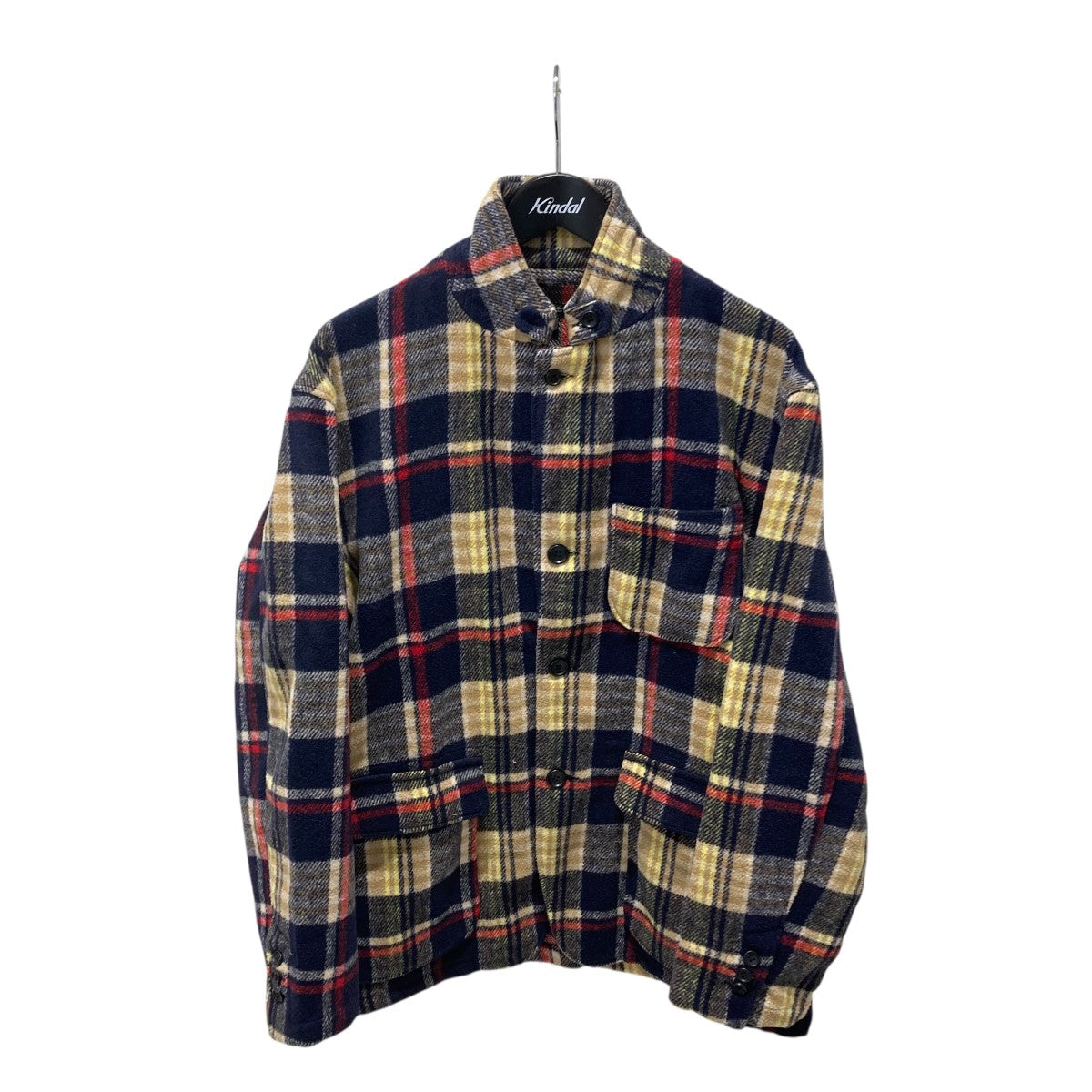 Engineered Garments Loiter Jacket チェックウールハット 古着・中古-1枚目のアイテム画像