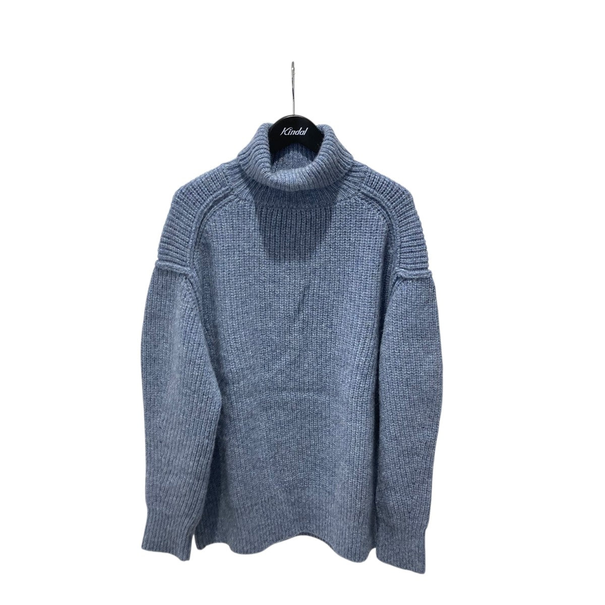 brushed yak Shetland wool turtle neck sweaterセーター1243014