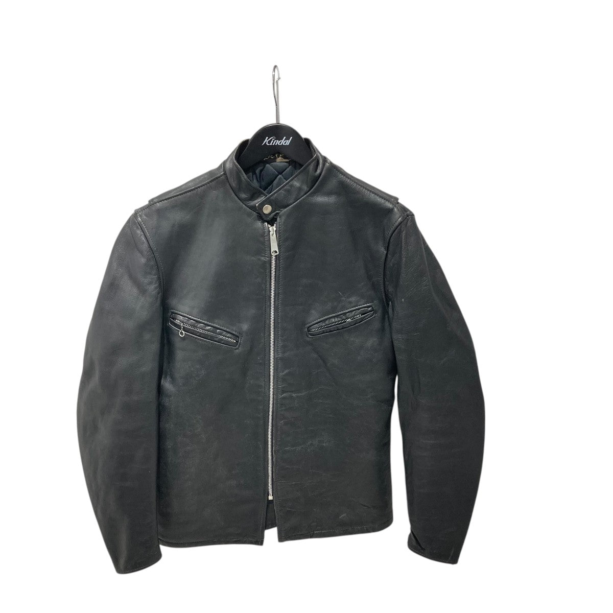 Schott(ショット) 60s 逆ハの字 スタンドカラーシングルライダース 