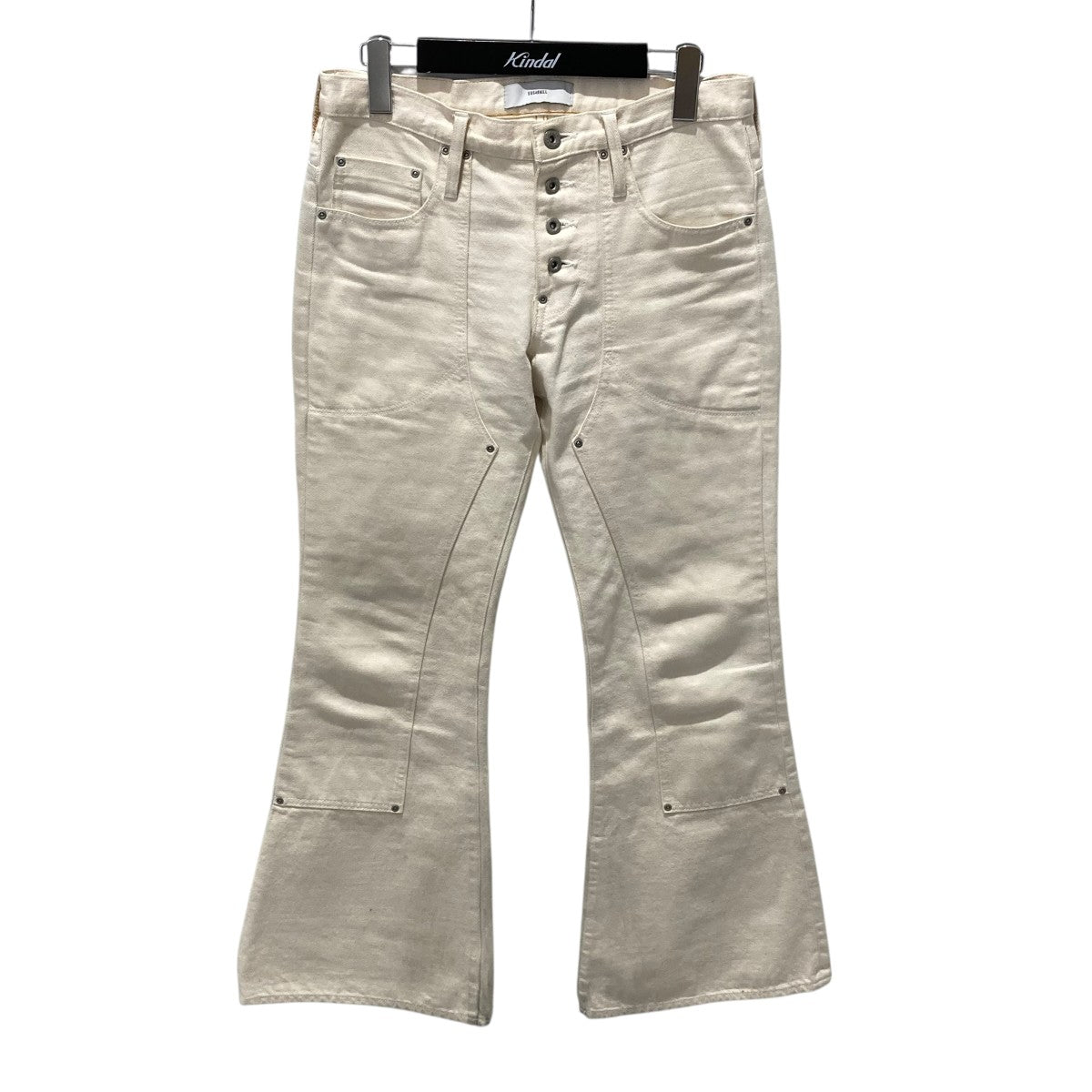 SUGARHILL(シュガーヒル) 21SSWASHED DOUBLE KNEE BELL BOTTOM PANTS