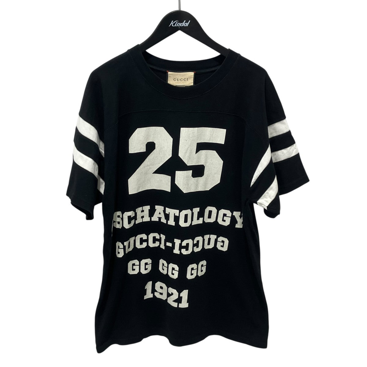 最終値下希少✨GUCCI ペアー(梨)プリント コットン クルーネックTシャツ GUCCI(グッチ) Tシャツ660744 660744 ブラック サイズ S｜【公式
