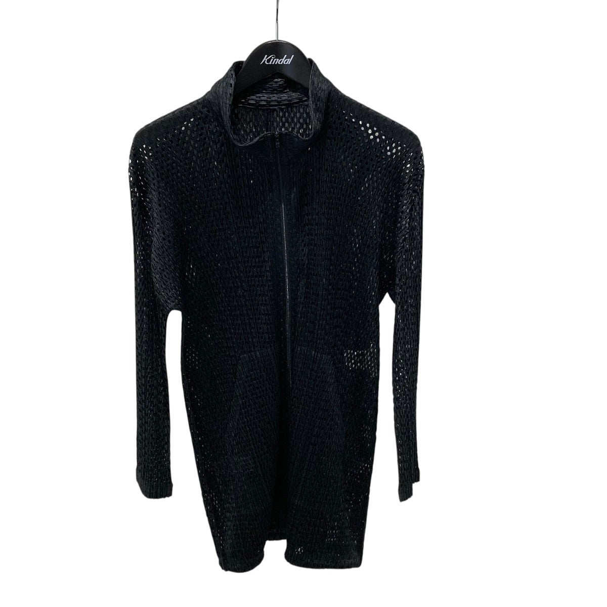 美品 PLEATS PLEASE プリーツジップシャツジャケット 4 ブラック PLEATS PLEASE ISSEY MIYAKE - 美品 プリーツプリーズ イッセイミヤケ
