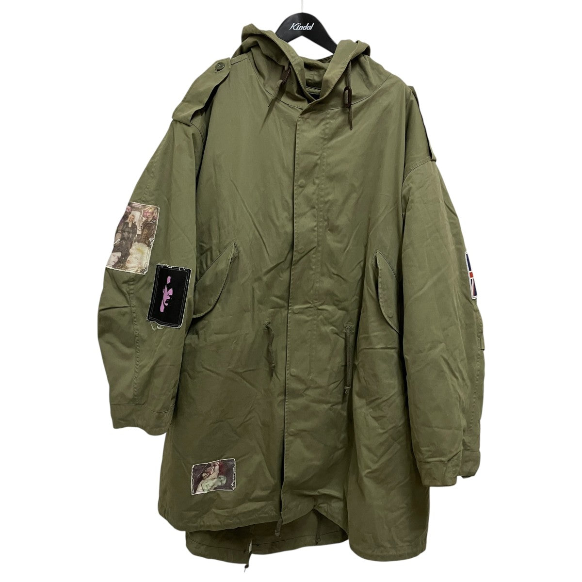 RAF SIMONS×FRED PERRY 20AWDETACHABLE LINER PARKAモッズコートSJ9027