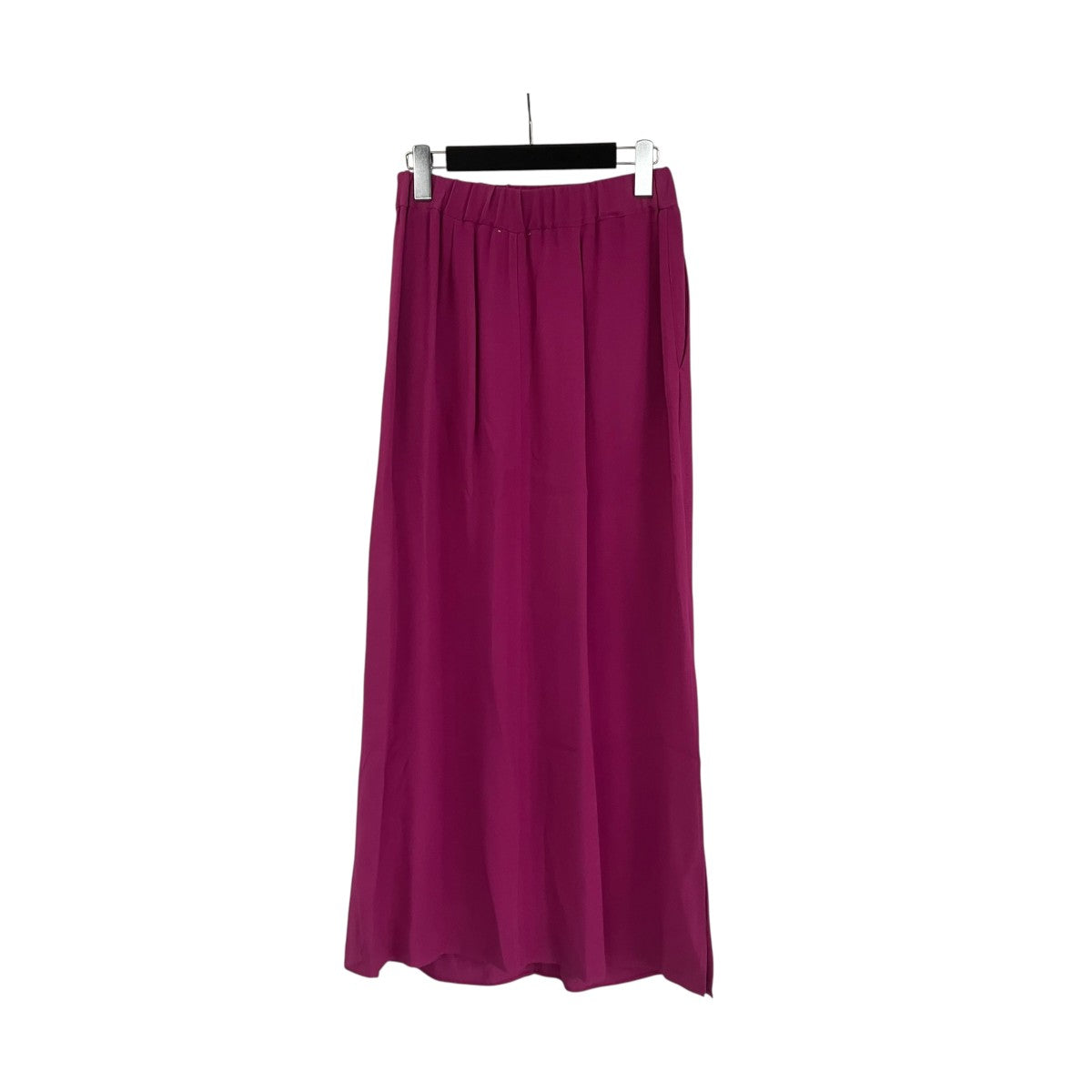 レーヨン×アセテートスリットスカートスカート