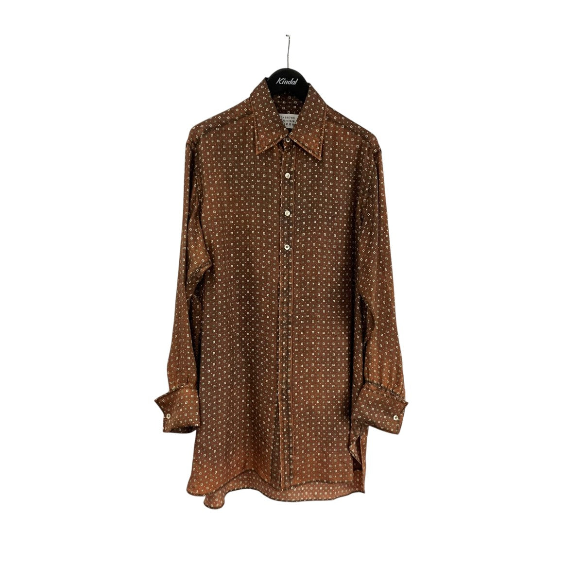 23SSLong-sleeved Shirt 小紋柄シャツ、長袖シャツS51DT0001