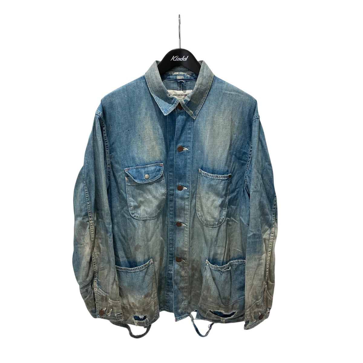 anachronorm(アナクロノーム) DAMAGED LIGHToz BM DENIM COVERALL
