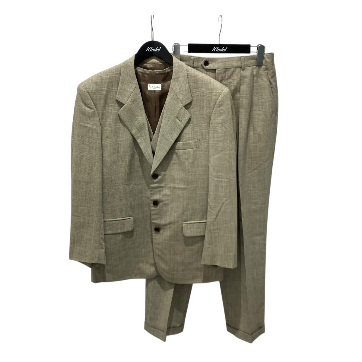 SC-K0723 グレンチェック3ピーススーツ