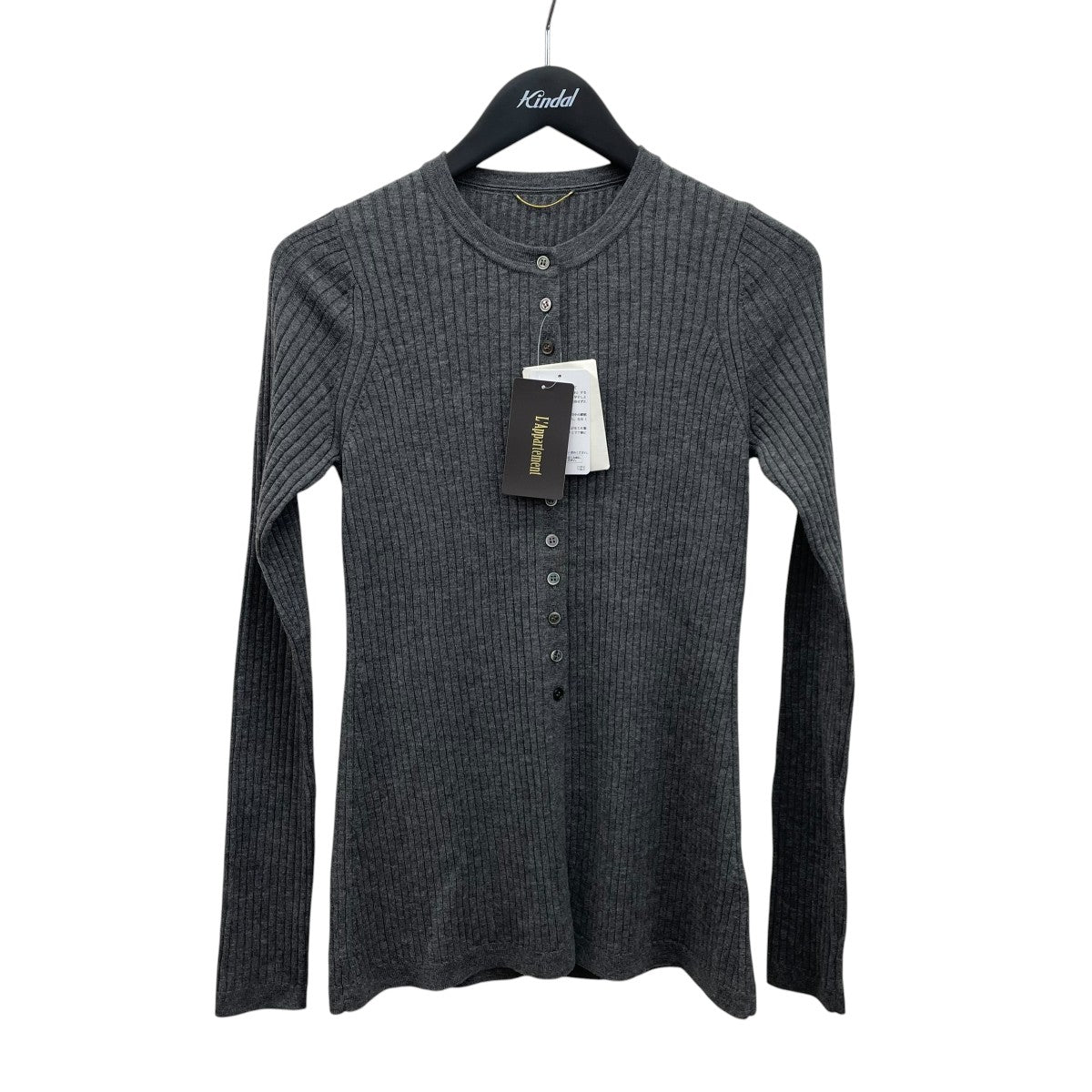 25AWRIB KNIT with BUTTONニット25080560716030
