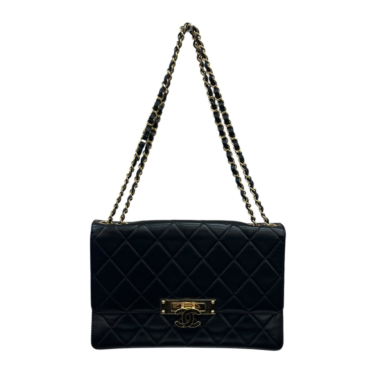 CHANEL(シャネル) チェーンショルダーバッグ 1988**** ブラック