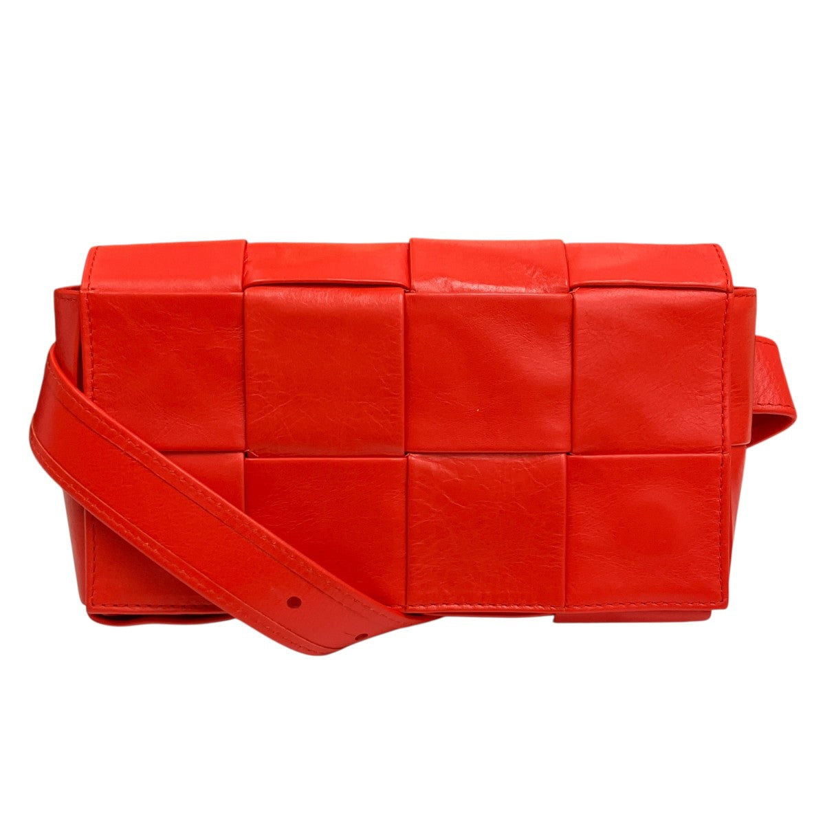 BOTTEGA VENETA(ボッテガヴェネタ) カセットショルダーバッグ - レッド