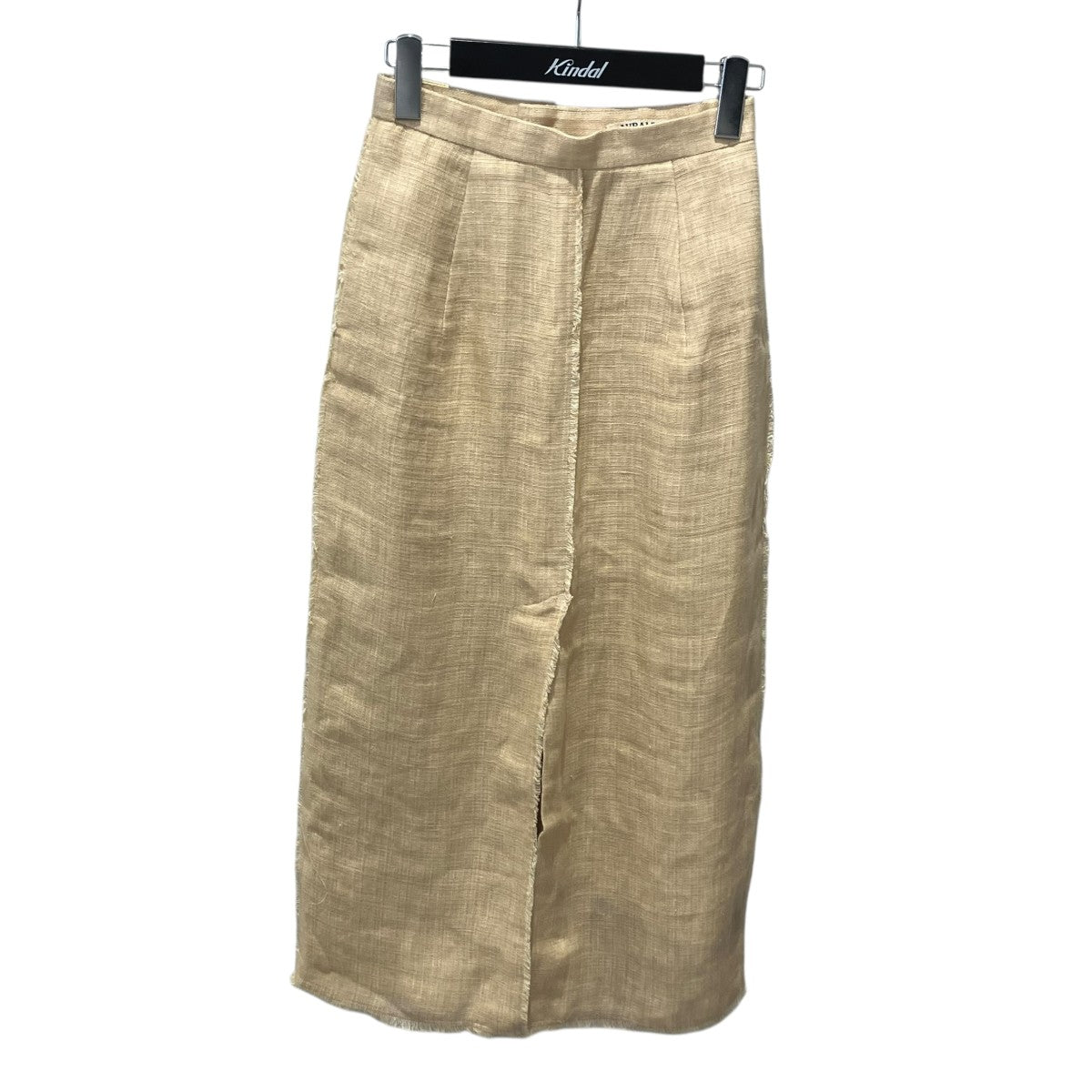 AURALEE(オーラリー) LINEN DOUBLE FACE FRINGE SKIRTロングスカート