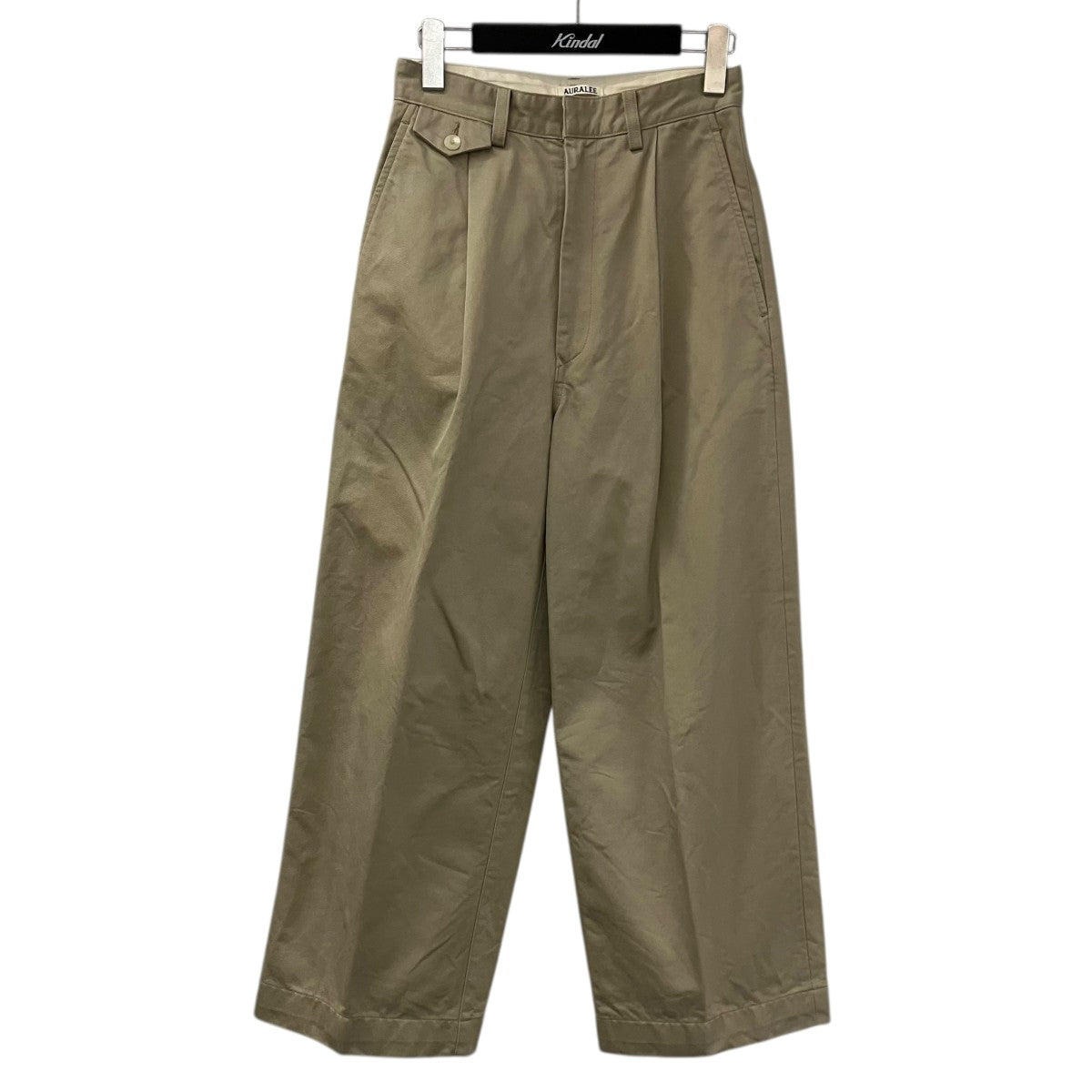AURALEE(オーラリー) A25SP05FC WASHED FINX CHINO ONE-TUCK PANTS