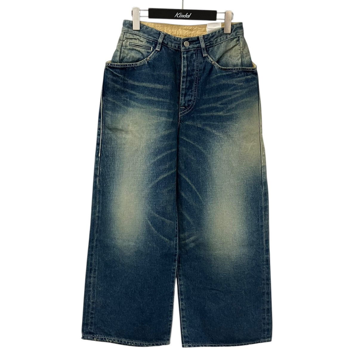 25SSalways ビッグポケットワイドデニムデニムパンツdn4627