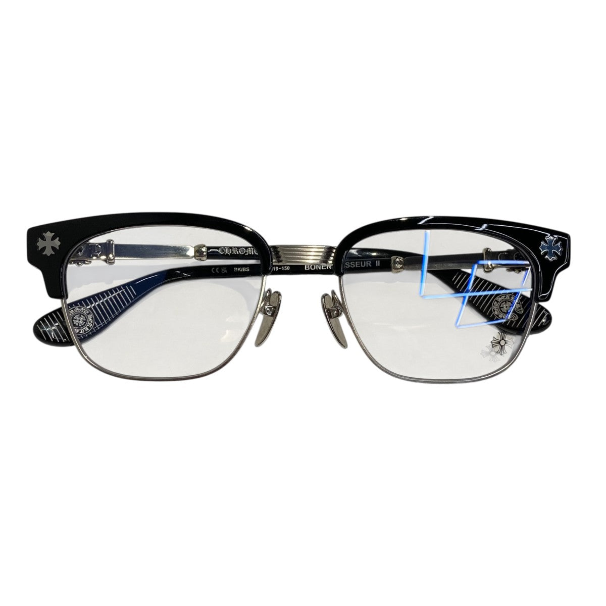 CHROME HEARTS(クロムハーツ) BONENNOISSEUR II サーモントブロウ眼鏡 