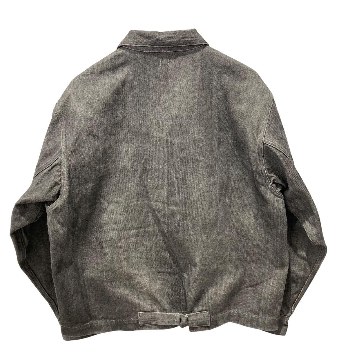 T.T 25AWCOVERALL JACKET HAND DRAWN SUMIカバーオールLot.303 古着・中古-2枚目のアイテム画像