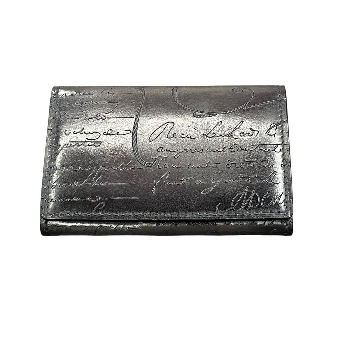 Berluti(ベルルッティ) インブイア フラップ カードホルダー ブラック