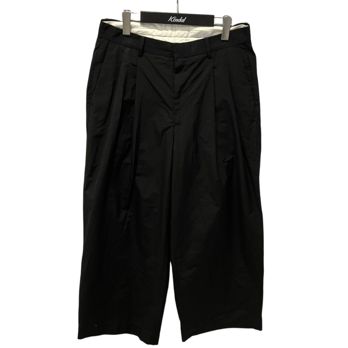 COOTIE×BARACUTA EWP 2 Tuck Trousersワイドパンツ ブラック サイズ M
