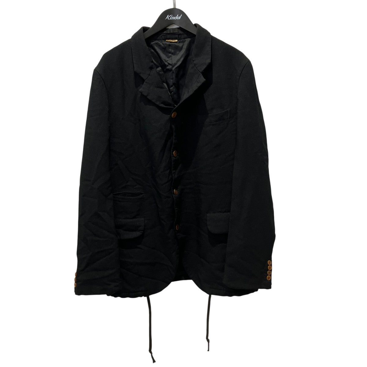 コムデギャルソンオム  DG-J048 AD2020ポリ縮絨ジャケット メンズ XL COMME des GARCONS HOMME DEUX(コムデギャルソンオムドゥ) ポリ縮絨 裾