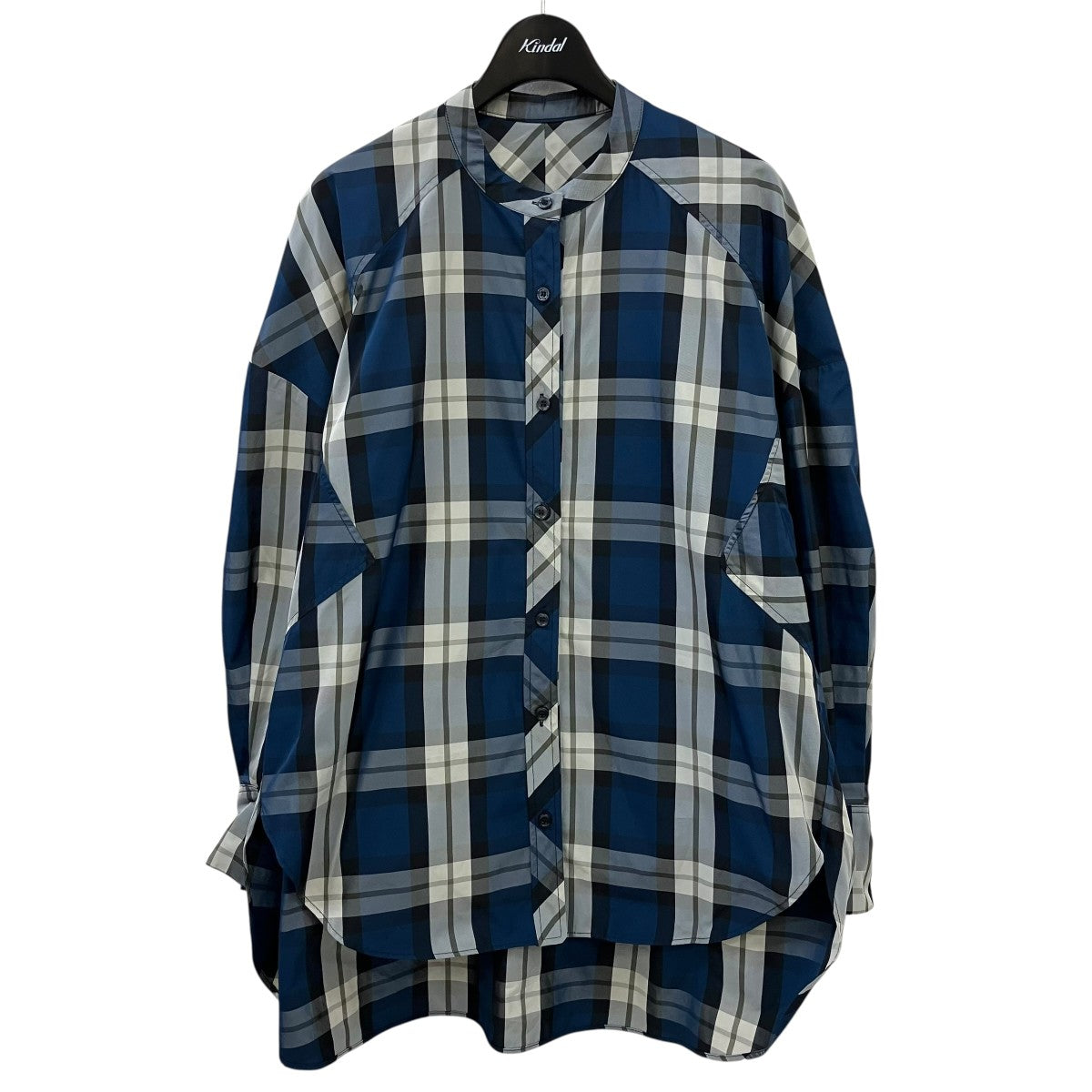 machatt(マチャット) チェックバンドカラーシャツMCT20a502 MCT20a502 