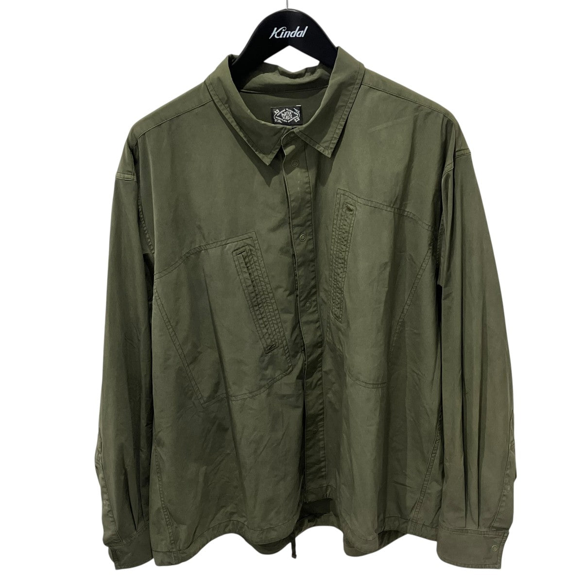 Porter Classic ハンドワークシャツ Porter Classic(ポータークラシック) シャツジャケット グリーン