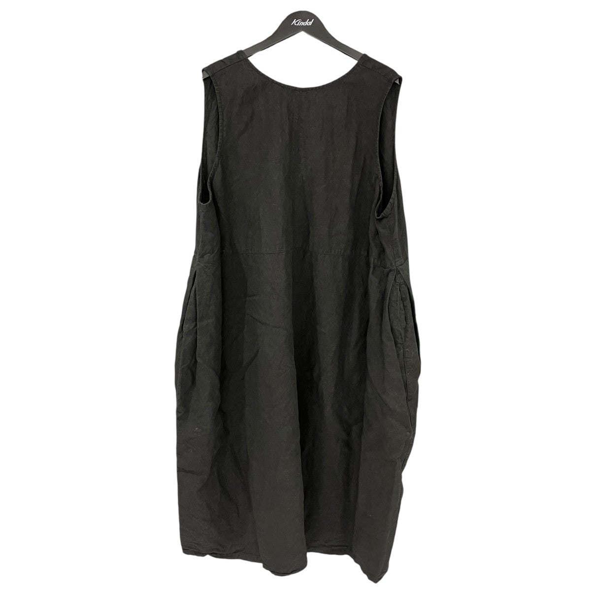 nest Robe(ネストローブ) リネンバックVネックノースリーブワンピース