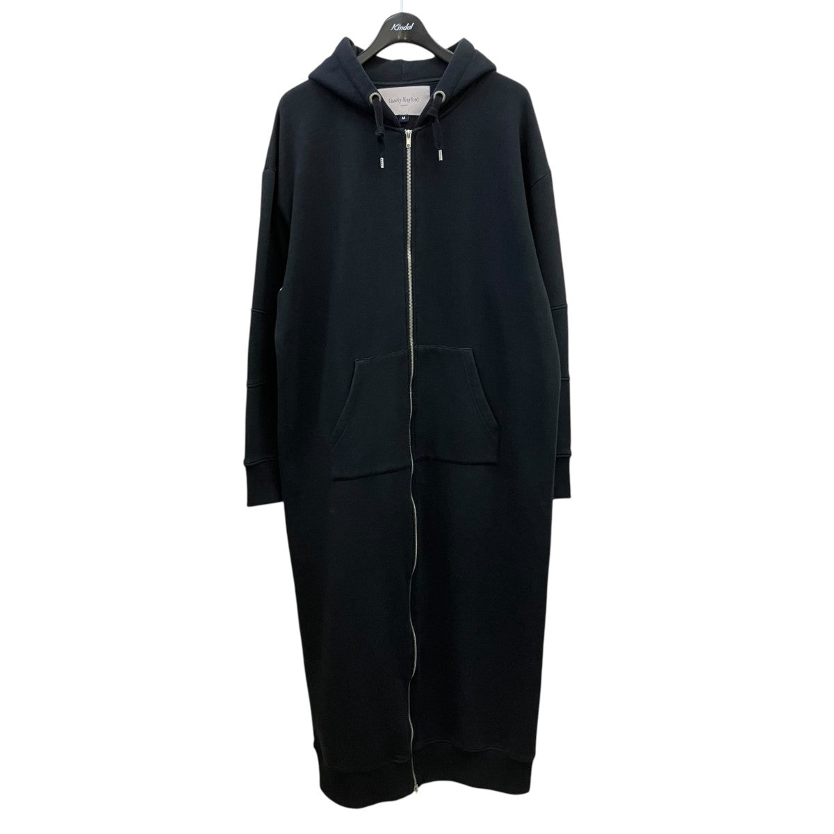 ロングジップパーカージップコート