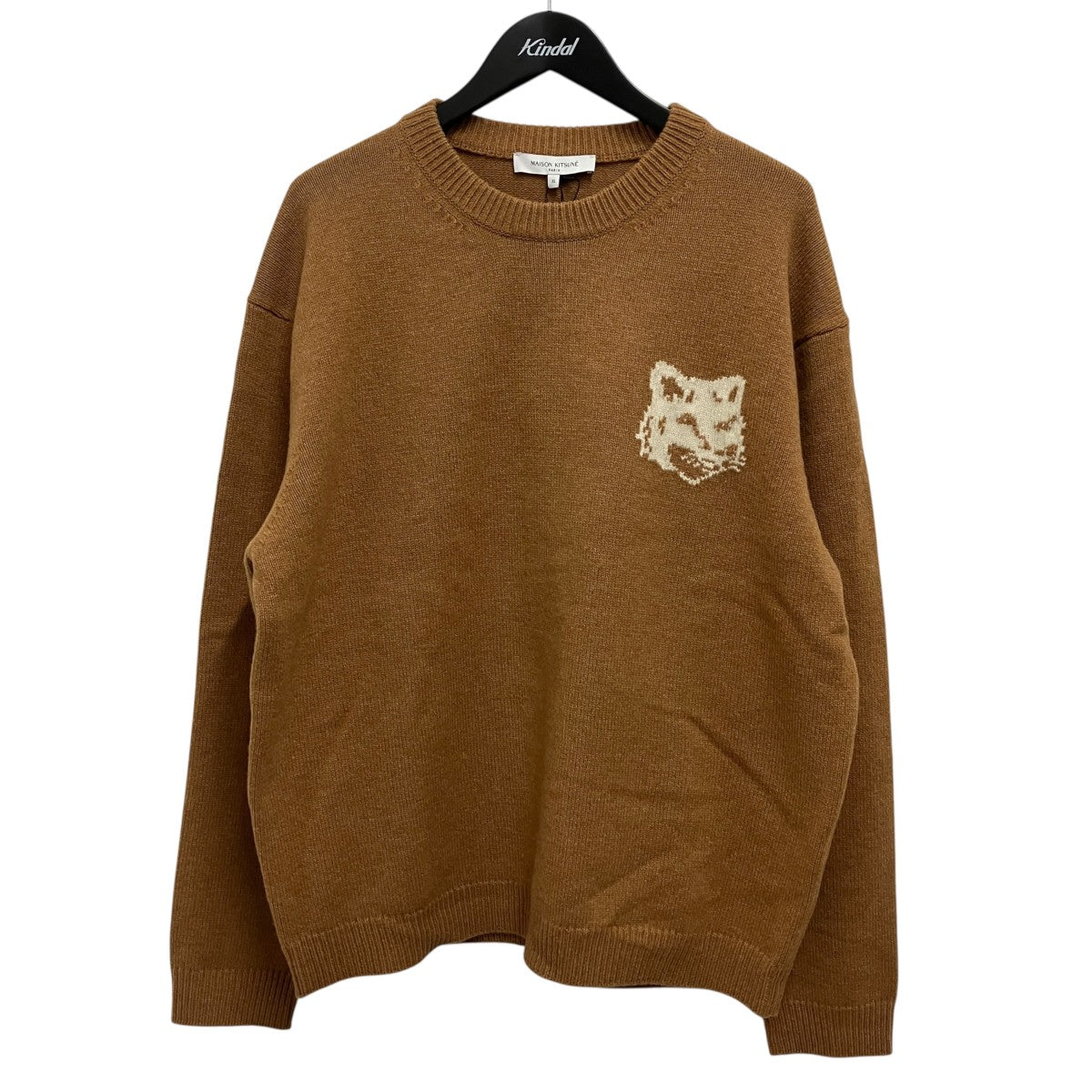 メゾンキツネ FOX INTARSIA COMFORT JUMPER MAISON KITSUNE(メゾンキツネ) FOX HEAD INTARSIA COMFORT JUMPER長袖