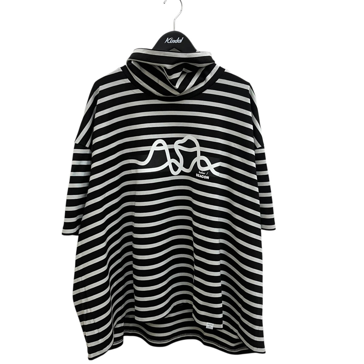 kolor／BEACON(カラー／ビーコン) ボーダーハイネックTシャツ23WBM