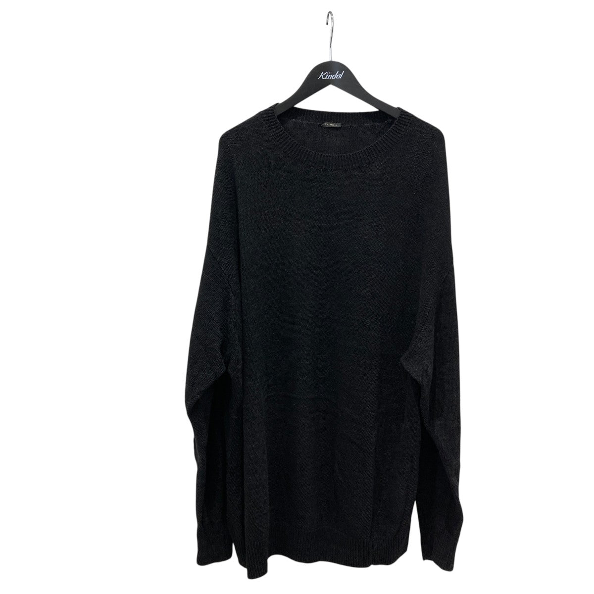 COMOLI(コモリ) 26SSクルーネックニットD01-06007 D01-06007 ブラック