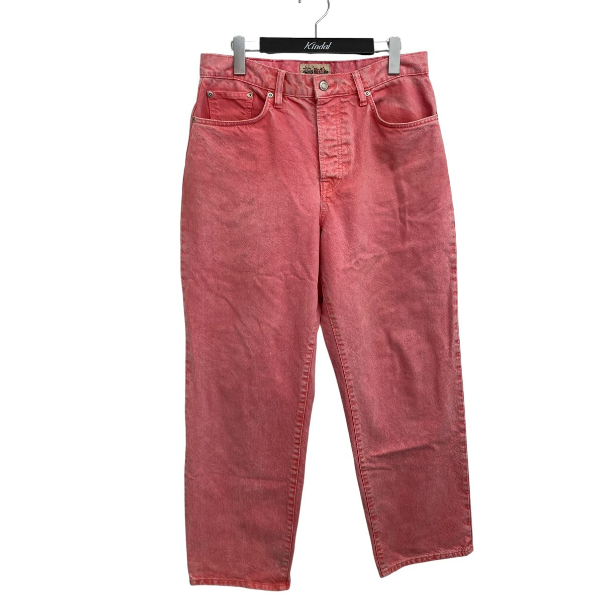 STUSSY DOUBLE DYE BIG OL 32 Jean ピンク デニム stussy(ステューシー) DOUBLE DYE BIG OL JEANデニムパンツ ピンク