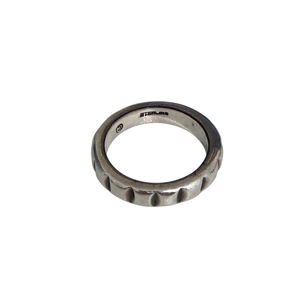 BILL WALL LEATHER(ビルウォールレザー) FACETED RINGリング シルバー