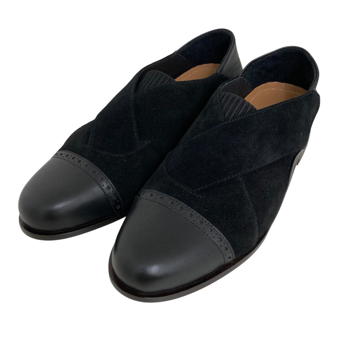 26SSCAP TOE BALLETレザーシューズ
