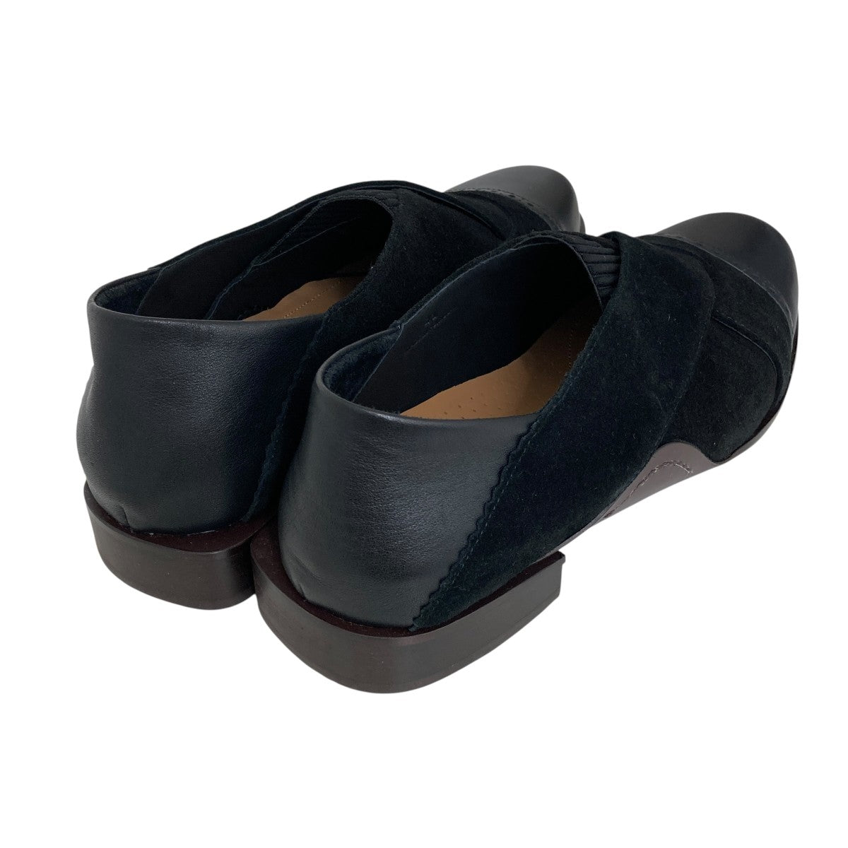 26SSCAP TOE BALLETレザーシューズ