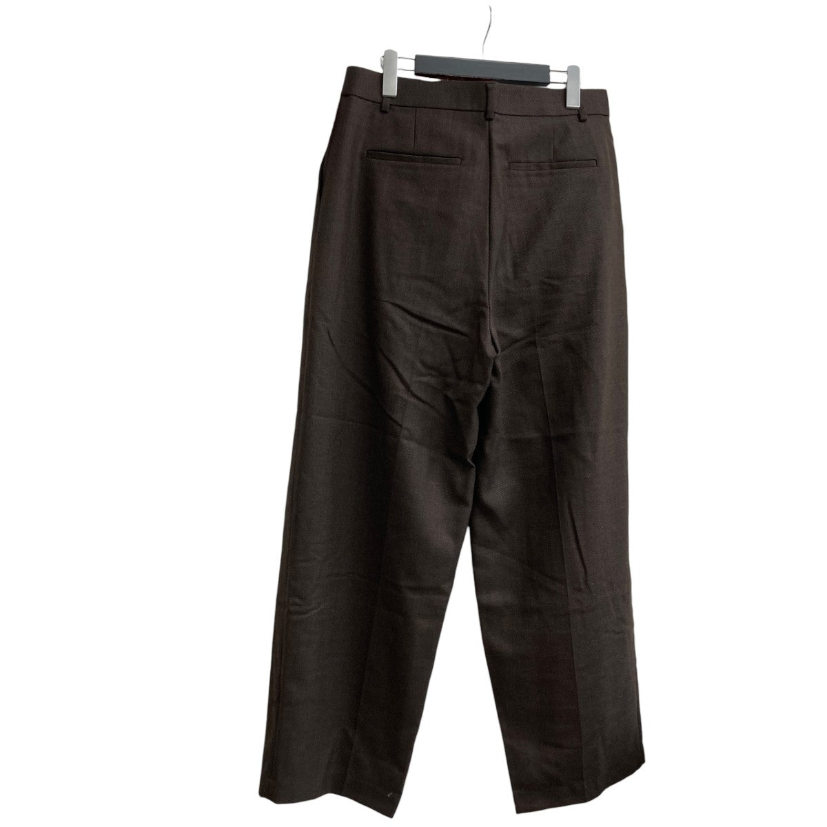 25AWMIDDLEWOOL DEEPTUCK TROUSERSスラックス25W-BIS-PT24M