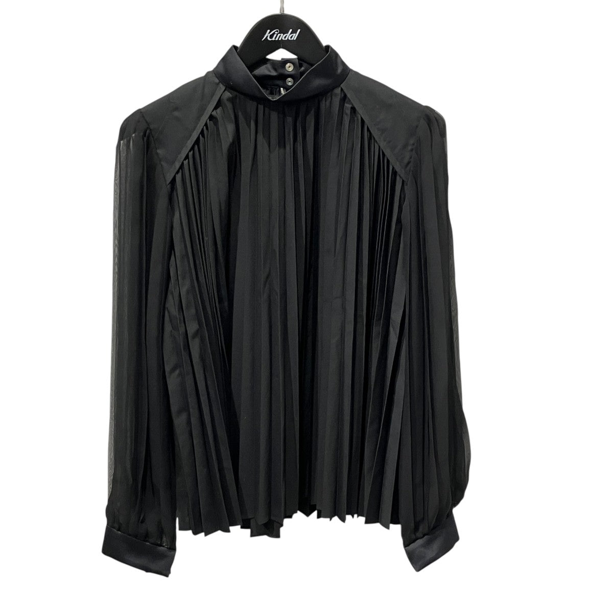 sacai(サカイ) ハイネックプリーツブラウスプリーツブラウス23-06825