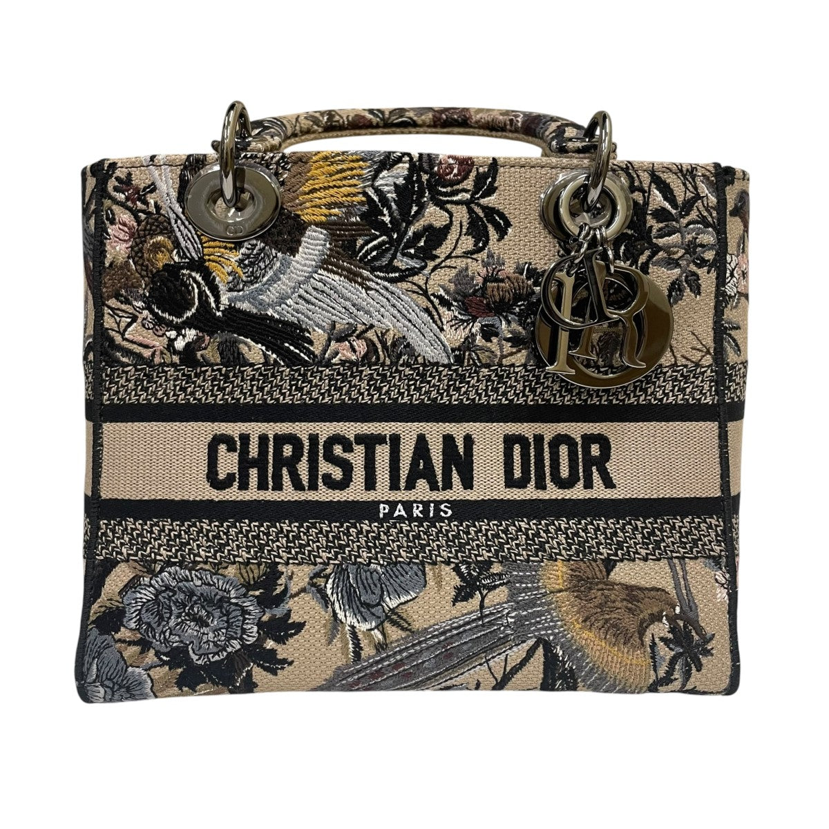 極美品 ディオール ゾディアック刺繍 2WAYバッグ Christian Dior(クリスチャンディオール) ﾃﾞｨｰﾗｲﾄ ﾐﾃﾞｨｱﾑ ﾛﾜｲﾖｰﾑ2WAY