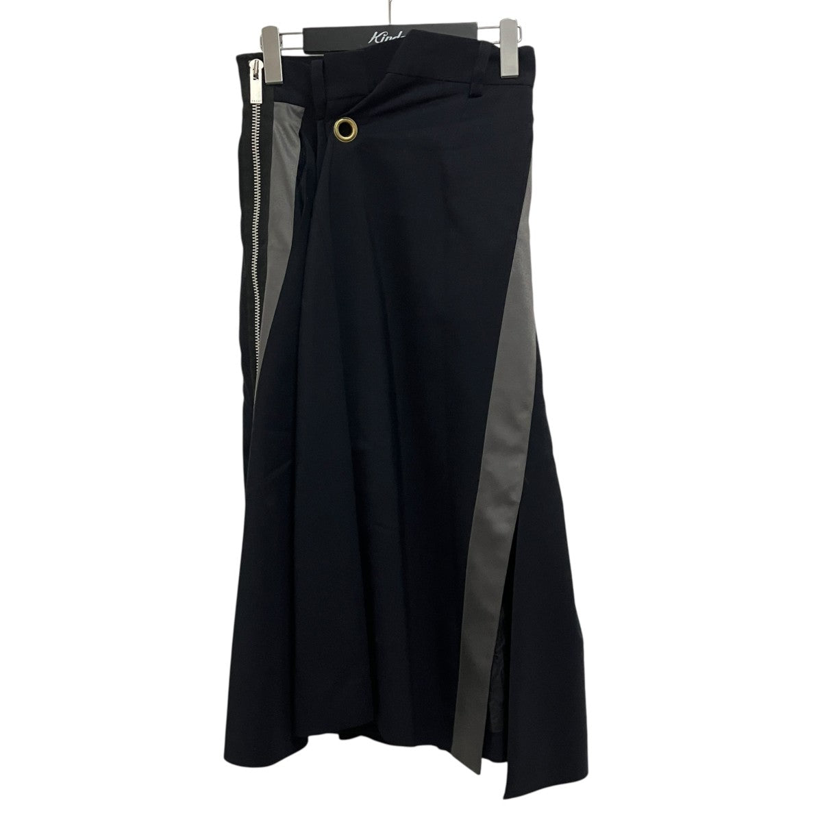 sacai(サカイ) 20AWサイドジップ アシンメトリー ロングスカートロング