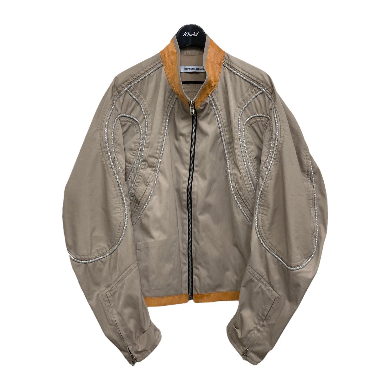 FFFPOSTALSERVICE Leather Zipper Jacket使用回数は2回程度です ...