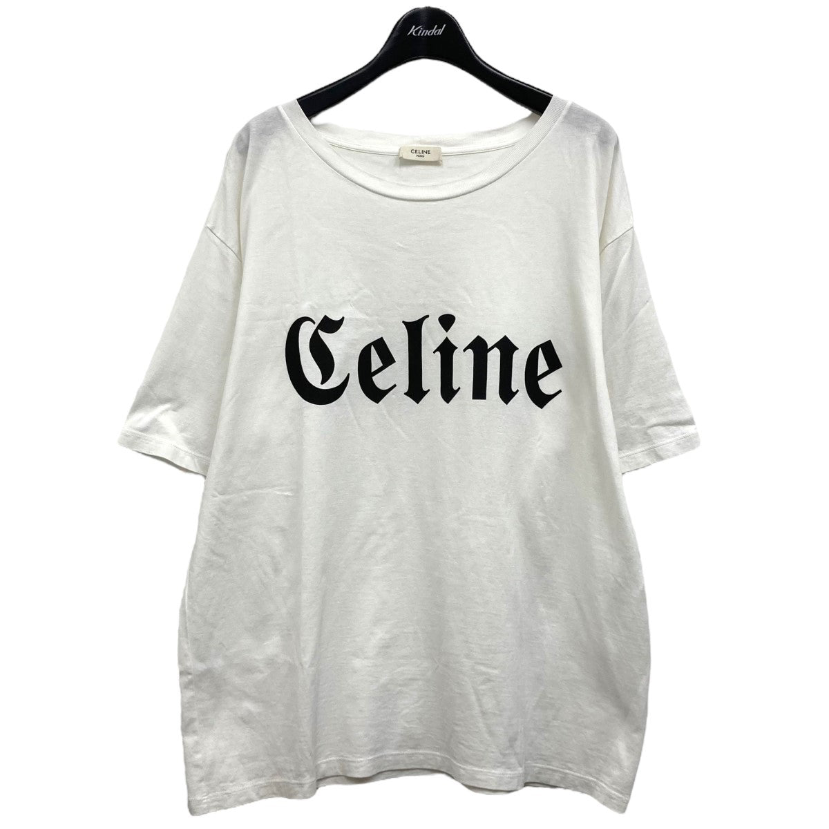 CELINE(セリーヌ) ゴシックロゴTシャツ 2X37A671Q ホワイト サイズ 16 